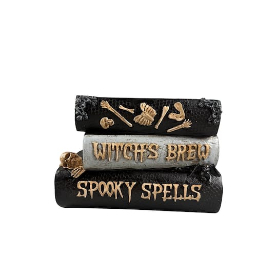 8" Black & White Stacked Spell Books Pot by Ashland®